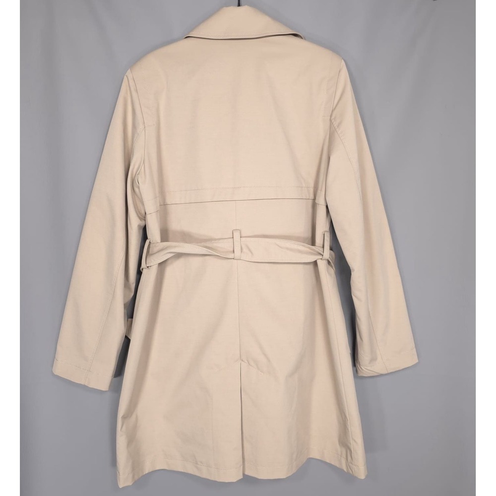Sam Edelman‎ NEW Trench Coat Women's MEDIUM Double Breasted M11380 INO BIRCH - Picture 8 of 11